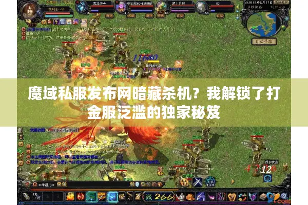 魔域私服发布网暗藏杀机？我解锁了打金服泛滥的独家秘笈