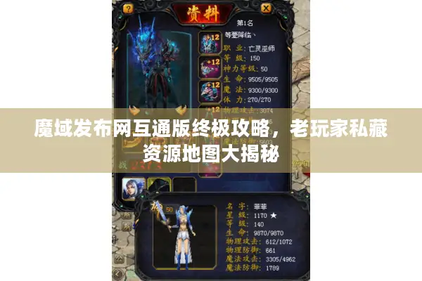 魔域发布网互通版终极攻略，老玩家私藏资源地图大揭秘