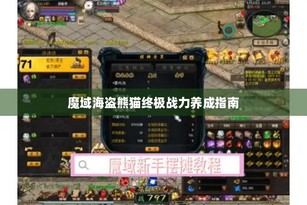 魔域海盗熊猫终极战力养成指南