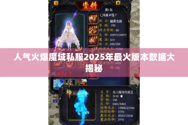人气火爆魔域私服2025年最火版本数据大揭秘