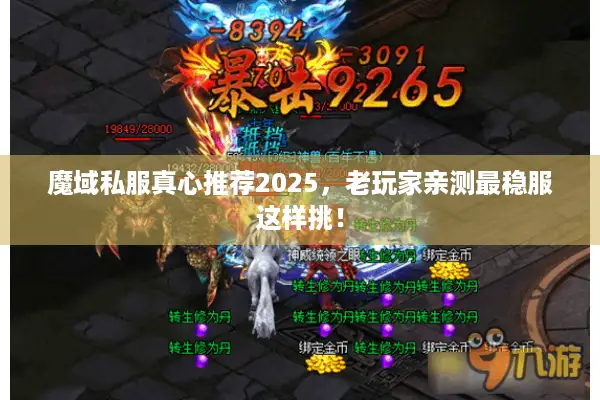 魔域私服真心推荐2025，老玩家亲测最稳服这样挑！