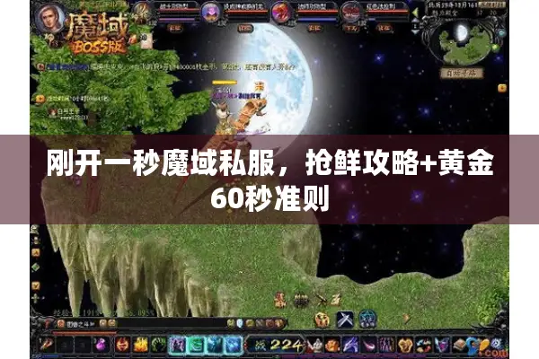 刚开一秒魔域私服,抢鲜攻略+黄金60秒准则 刚开一秒魔域私服,抢鲜攻略+黄金60秒准则