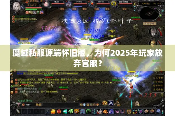 魔域私服源端怀旧版，为何2025年玩家放弃官服？