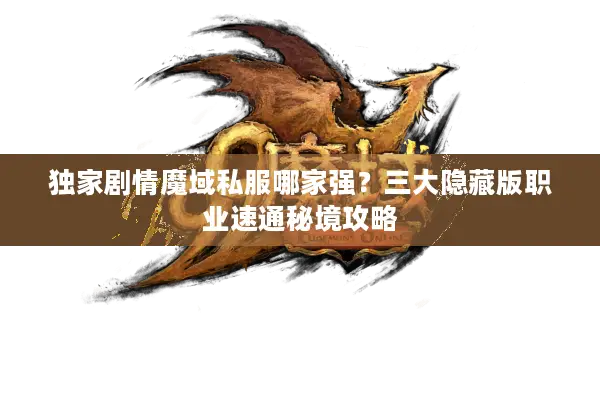 独家剧情魔域私服哪家强？三大隐藏版职业速通秘境攻略