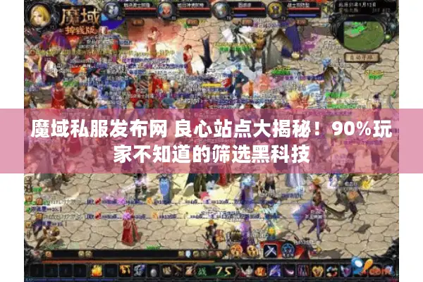 魔域私服发布网 良心站点大揭秘！90%玩家不知道的筛选黑科技