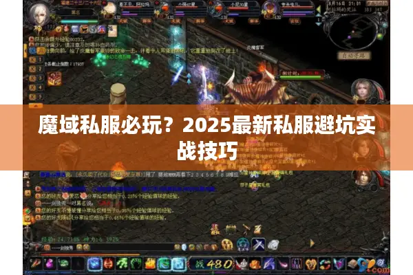 魔域私服必玩？2025最新私服避坑实战技巧