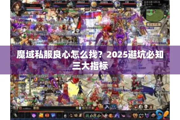 魔域私服良心怎么找？2025避坑必知三大指标