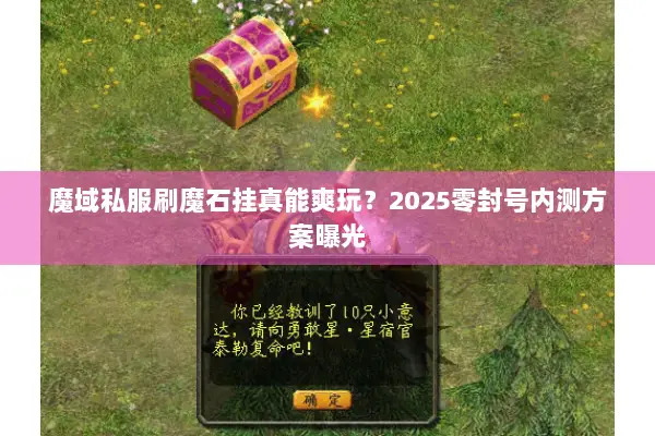 魔域私服刷魔石挂真能爽玩？2025零封号内测方案曝光