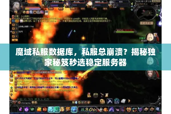 魔域私服数据库，私服总崩溃？揭秘独家秘笈秒选稳定服务器