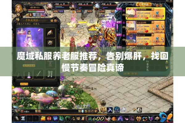 魔域私服养老服推荐，告别爆肝，找回慢节奏冒险真谛