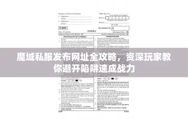 魔域私服发布网址全攻略，资深玩家教你避开陷阱速成战力