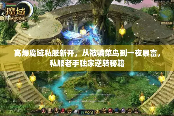 高爆魔域私服新开，从被骗菜鸟到一夜暴富，私服老手独家逆转秘籍