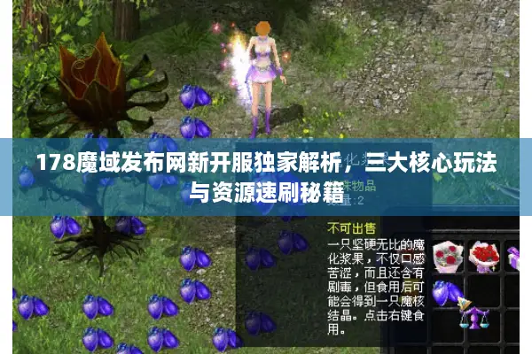 178魔域发布网新开服独家解析，三大核心玩法与资源速刷秘籍