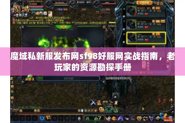 魔域私新服发布网sf98好服网实战指南，老玩家的资源勘探手册