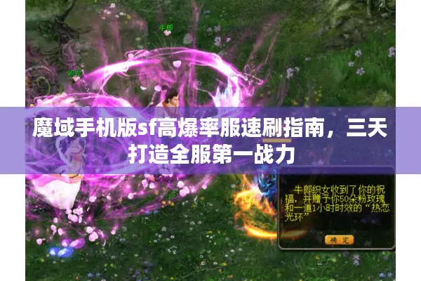 魔域手机版sf高爆率服速刷指南，三天打造全服第一战力