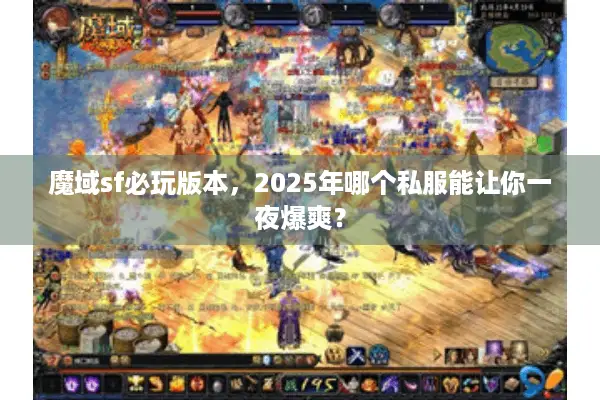 魔域sf必玩版本，2025年哪个私服能让你一夜爆爽？