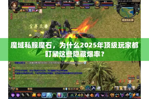 魔域私服魔石，为什么2025年顶级玩家都盯紧这些隐藏爆率？