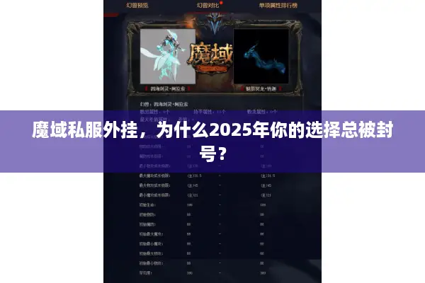 魔域私服外挂，为什么2025年你的选择总被封号？