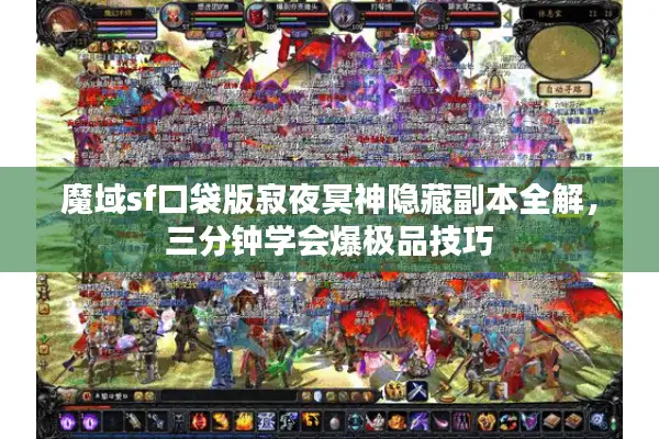 魔域sf口袋版寂夜冥神隐藏副本全解，三分钟学会爆极品技巧