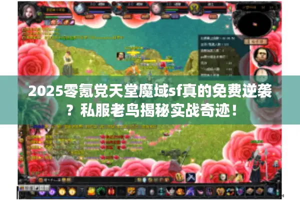 2025零氪党天堂魔域sf真的免费逆袭？私服老鸟揭秘实战奇迹！