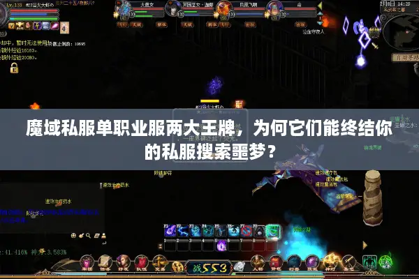 魔域私服单职业服两大王牌，为何它们能终结你的私服搜索噩梦？