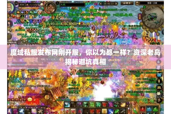 魔域私服发布网刚开服，你以为都一样？资深老鸟揭秘避坑真相