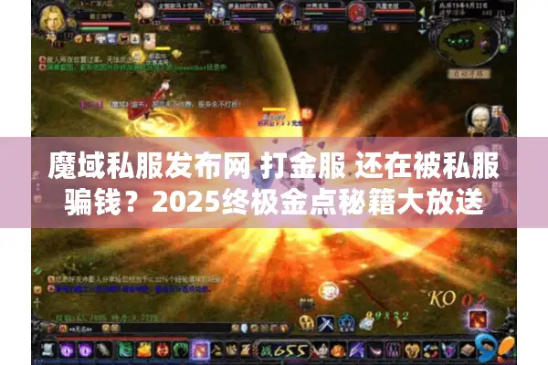 魔域私服发布网 打金服 还在被私服骗钱？2025终极金点秘籍大放送
