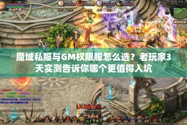 魔域私服与GM权限服怎么选？老玩家3天实测告诉你哪个更值得入坑