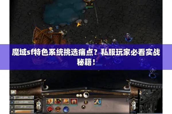 魔域sf特色系统挑选痛点？私服玩家必看实战秘籍！