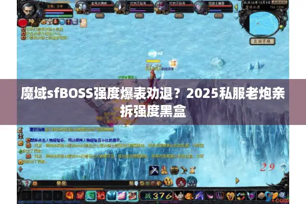魔域sfBOSS强度爆表劝退?2025私服老炮亲拆强度黑盒 魔域sfBOSS强度爆表劝退?2025私服老炮亲拆强度黑盒