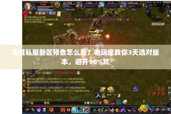 魔域私服新区预告怎么看？老玩家教你3天选对版本，避开90%坑