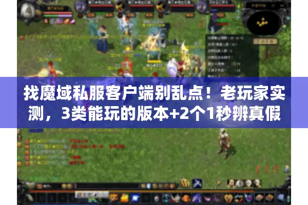 找魔域私服客户端别乱点！老玩家实测，3类能玩的版本+2个1秒辨真假技巧