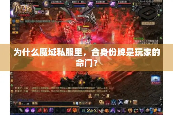 为什么魔域私服里，合身份牌是玩家的命门？