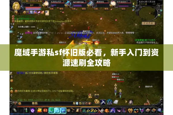 魔域手游私sf怀旧版必看，新手入门到资源速刷全攻略