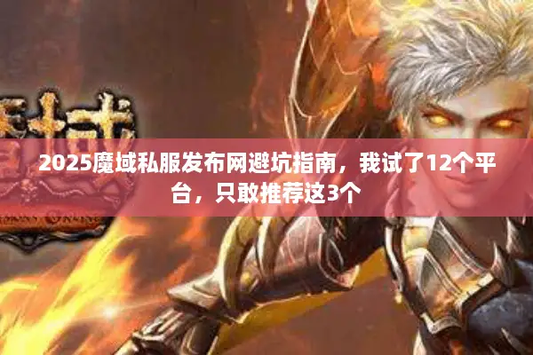 2025魔域私服发布网避坑指南，我试了12个平台，只敢推荐这3个