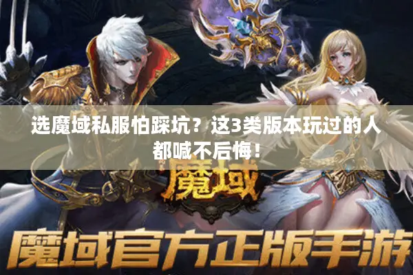 选魔域私服怕踩坑?这3类版本玩过的人都喊不后悔! 选魔域私服怕踩坑?这3类版本玩过的人都喊不后悔!