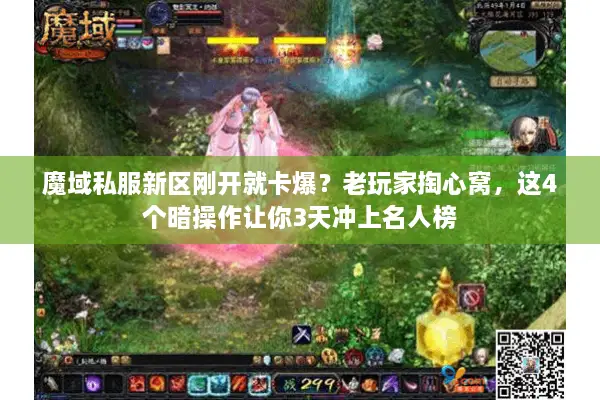 魔域私服新区刚开就卡爆？老玩家掏心窝，这4个暗操作让你3天冲上名人榜
