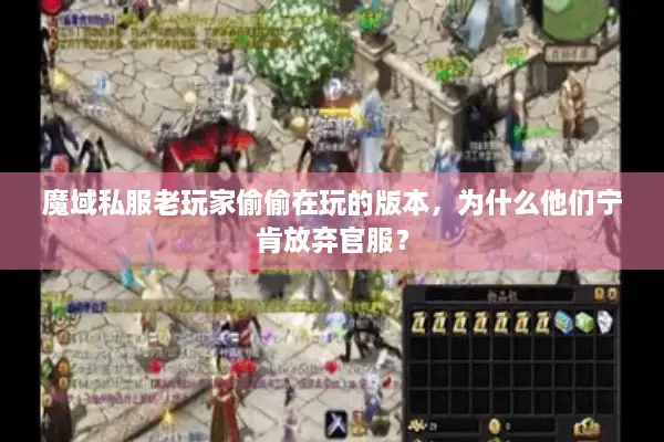 魔域私服老玩家偷偷在玩的版本，为什么他们宁肯放弃官服？