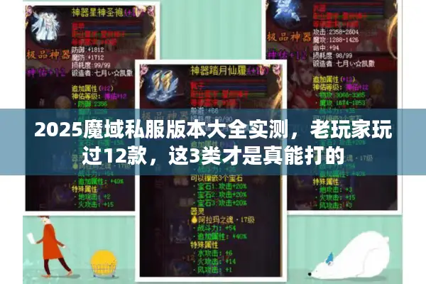 2025魔域私服版本大全实测，老玩家玩过12款，这3类才是真能打的