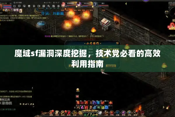 魔域sf漏洞深度挖掘，技术党必看的高效利用指南