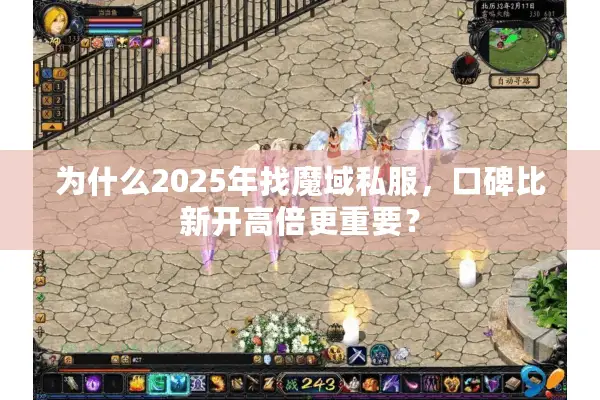 为什么2025年找魔域私服，口碑比新开高倍更重要？