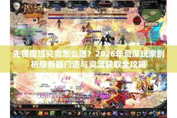 先锋魔域究竟怎么选？2026年资深玩家剖析服务器门道与资源获取全攻略