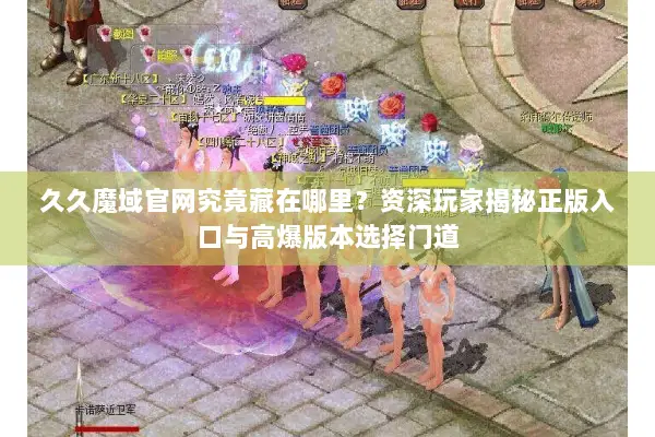 久久魔域官网究竟藏在哪里？资深玩家揭秘正版入口与高爆版本选择门道
