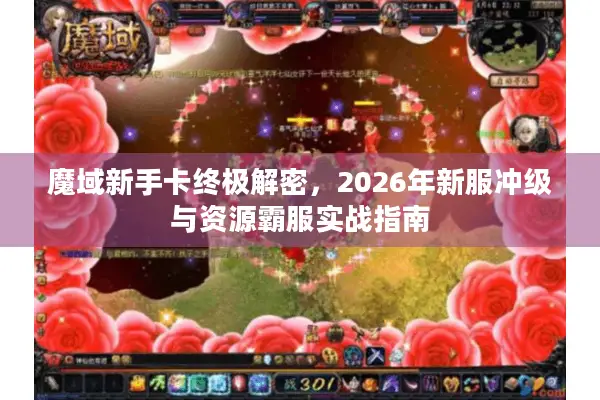 魔域新手卡终极解密，2026年新服冲级与资源霸服实战指南
