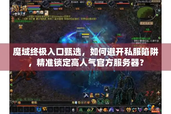 魔域终极入口甄选，如何避开私服陷阱，精准锁定高人气官方服务器？