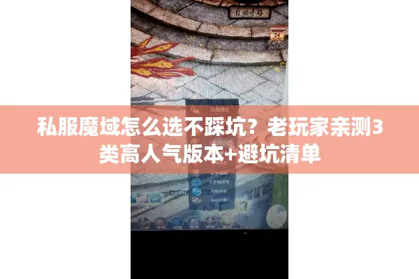 私服魔域怎么选不踩坑？老玩家亲测3类高人气版本+避坑清单