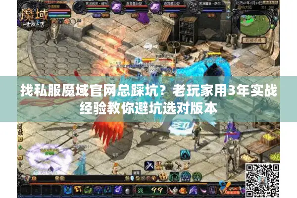 找私服魔域官网总踩坑？老玩家用3年实战经验教你避坑选对版本