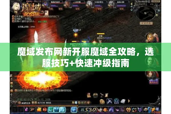 魔域发布网新开服魔域全攻略，选服技巧+快速冲级指南