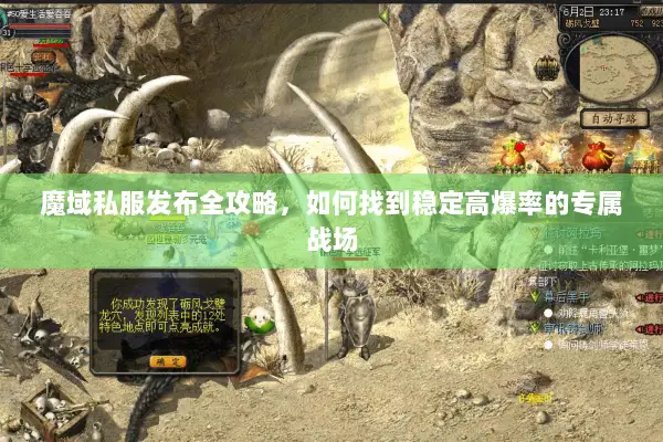 魔域私服发布全攻略，如何找到稳定高爆率的专属战场