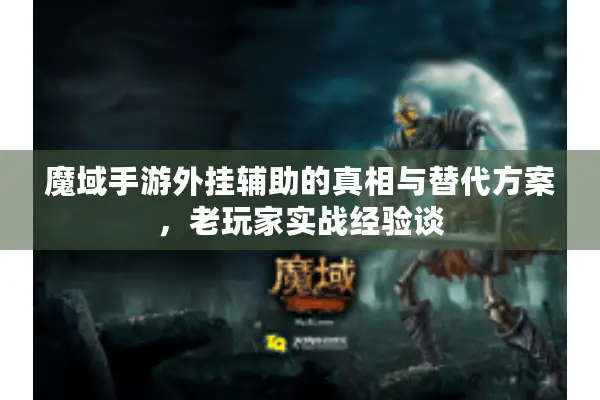 魔域手游外挂辅助的真相与替代方案，老玩家实战经验谈